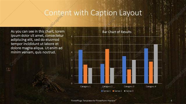 Content with Caption presentation slide layout