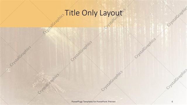 Title Only presentation slide layout