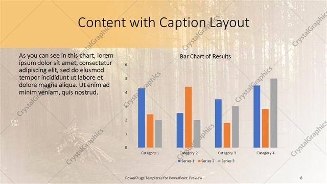 Content with Caption presentation slide layout