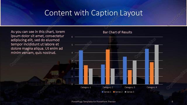 Content with Caption presentation slide layout