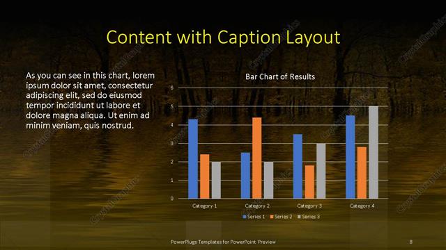 Content with Caption presentation slide layout