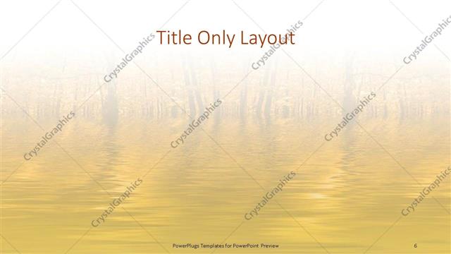 Title Only presentation slide layout