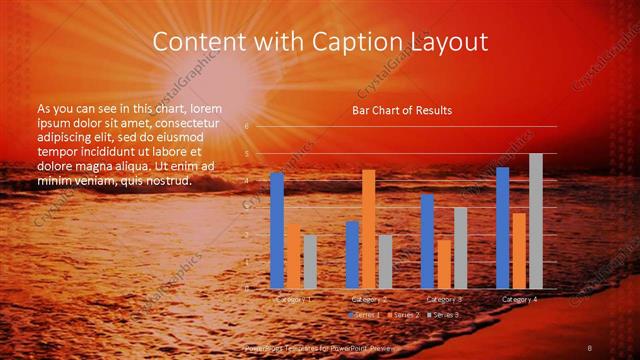Content with Caption presentation slide layout