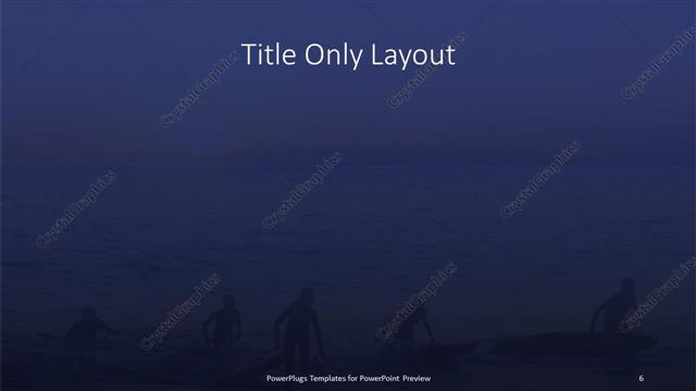 Title Only presentation slide layout
