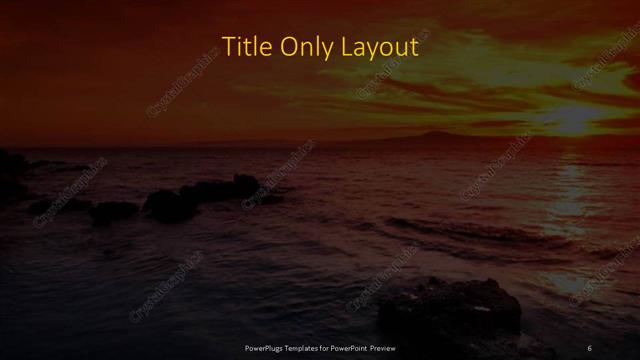 Title Only presentation slide layout
