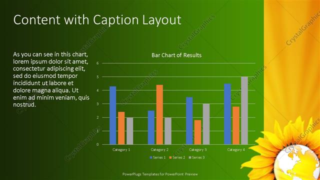 Content with Caption presentation slide layout