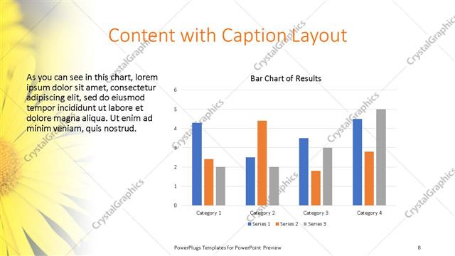 Content with Caption presentation slide layout