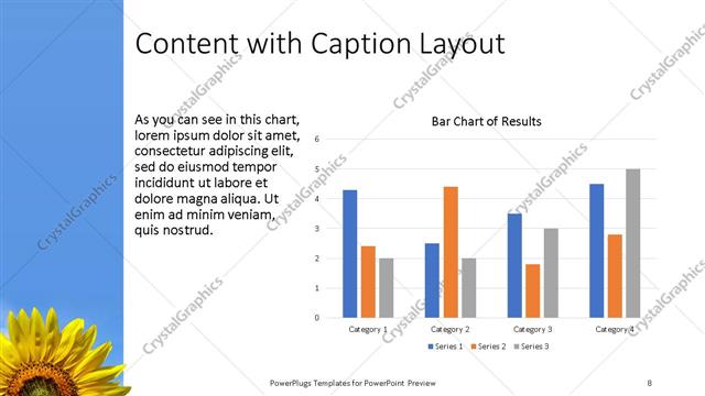 Content with Caption presentation slide layout