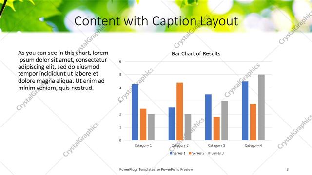 Content with Caption presentation slide layout