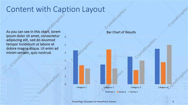 Content with Caption presentation slide layout