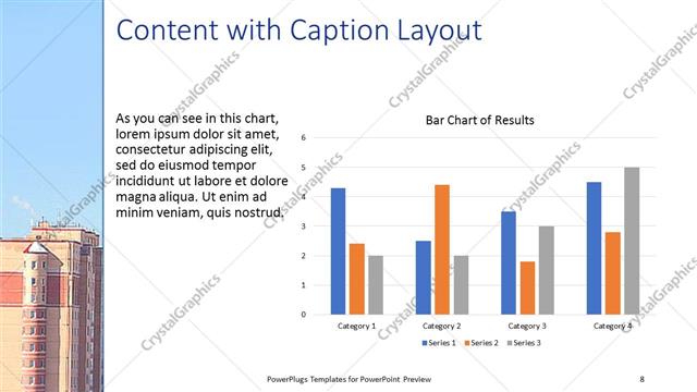 Content with Caption presentation slide layout