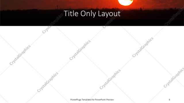 Title Only presentation slide layout