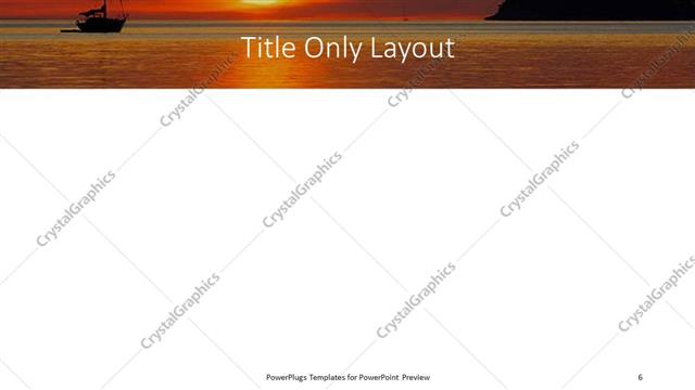 Title Only presentation slide layout