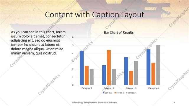 Content with Caption presentation slide layout