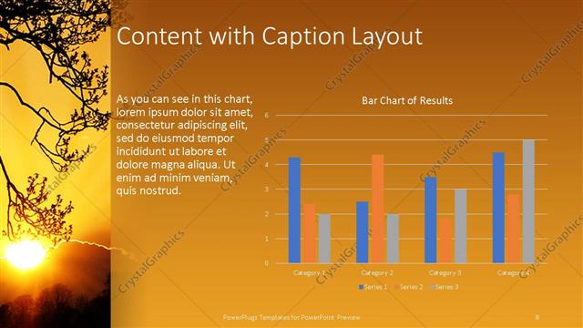 Content with Caption presentation slide layout