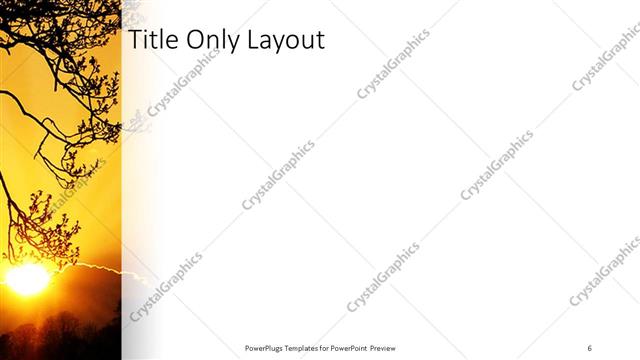 Title Only presentation slide layout