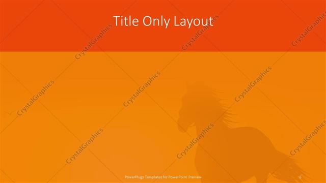 Title Only presentation slide layout