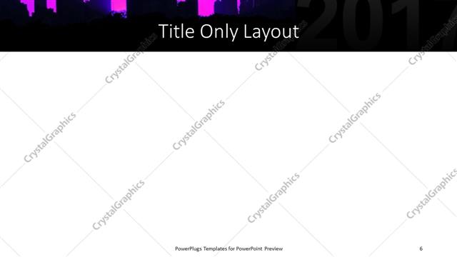 Title Only presentation slide layout