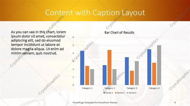 Content with Caption presentation slide layout