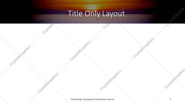 Title Only presentation slide layout