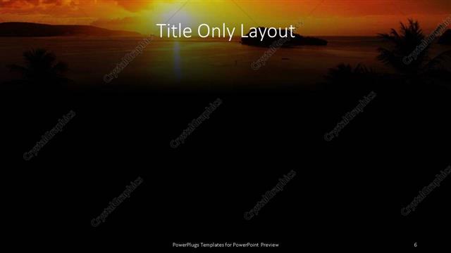 Title Only presentation slide layout