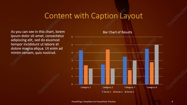 Content with Caption presentation slide layout