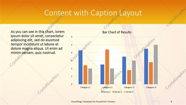 Content with Caption presentation slide layout