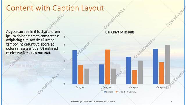 Content with Caption presentation slide layout