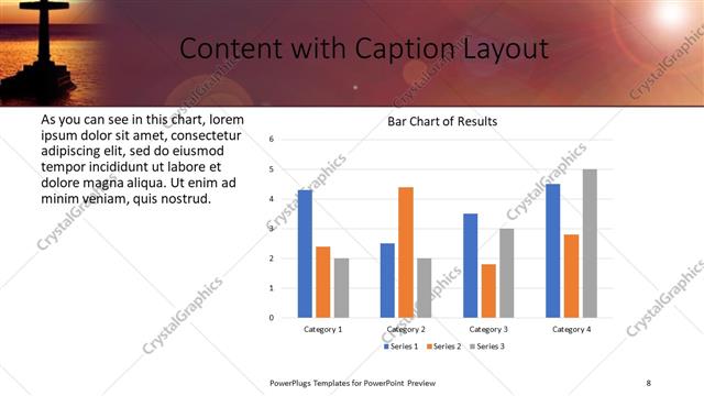 Content with Caption presentation slide layout