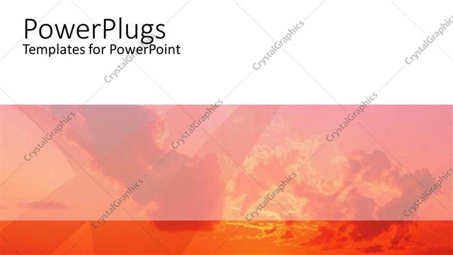  Presentation with asia - Sunset view in orange and brown with the text Asia