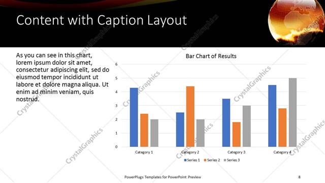 Content with Caption presentation slide layout
