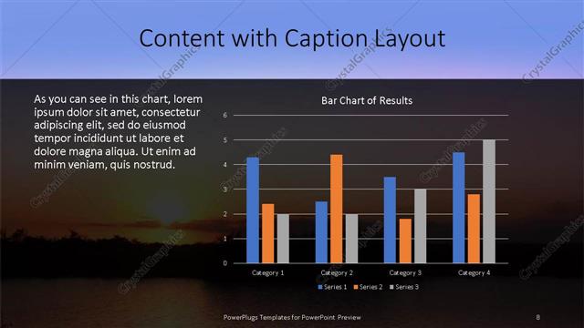 Content with Caption presentation slide layout