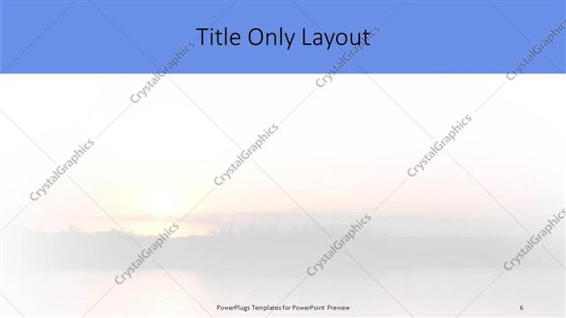 Title Only presentation slide layout