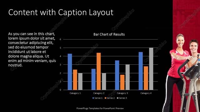 Content with Caption presentation slide layout