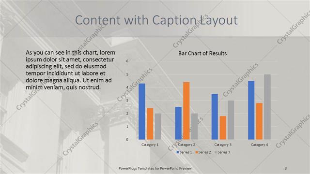 Content with Caption presentation slide layout