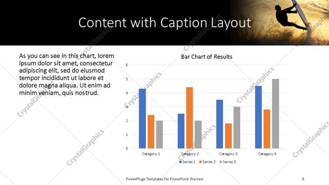 Content with Caption presentation slide layout