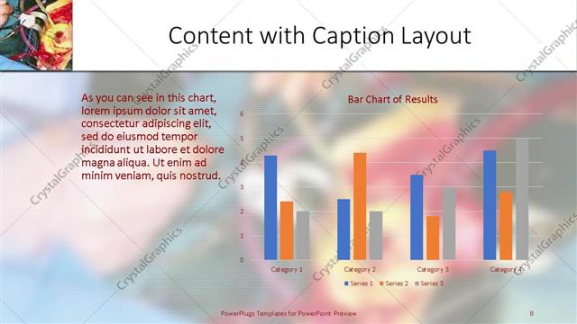 Content with Caption presentation slide layout