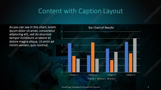 Content with Caption presentation slide layout