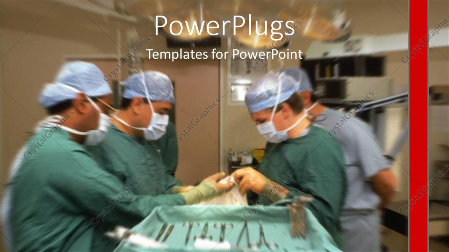 Featuring some Surgeons in a Theatre Performing an Operation on a Patient