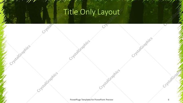 Title Only presentation slide layout