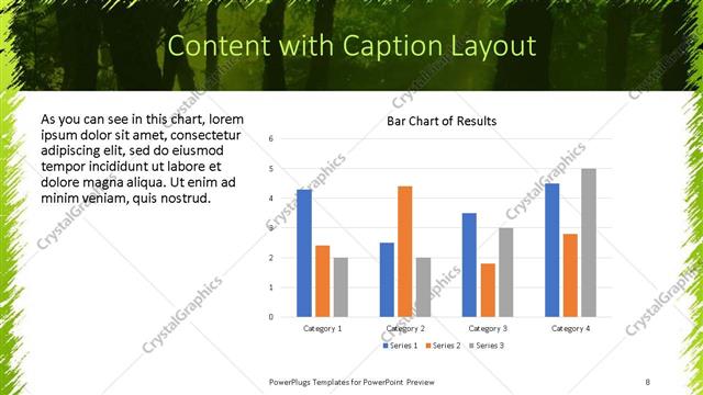 Content with Caption presentation slide layout