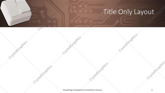 Title Only presentation slide layout