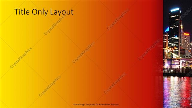 Title Only presentation slide layout