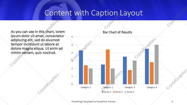 Content with Caption presentation slide layout