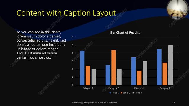 Content with Caption presentation slide layout