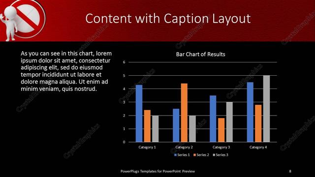 Content with Caption presentation slide layout