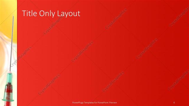 Title Only presentation slide layout