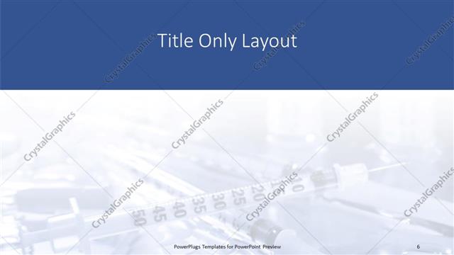 Title Only presentation slide layout