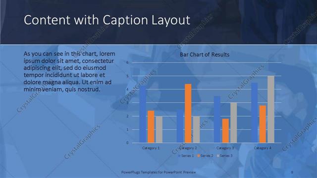 Content with Caption presentation slide layout