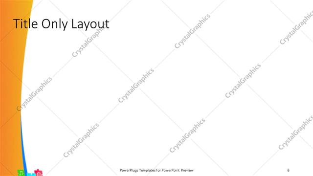 Title Only presentation slide layout